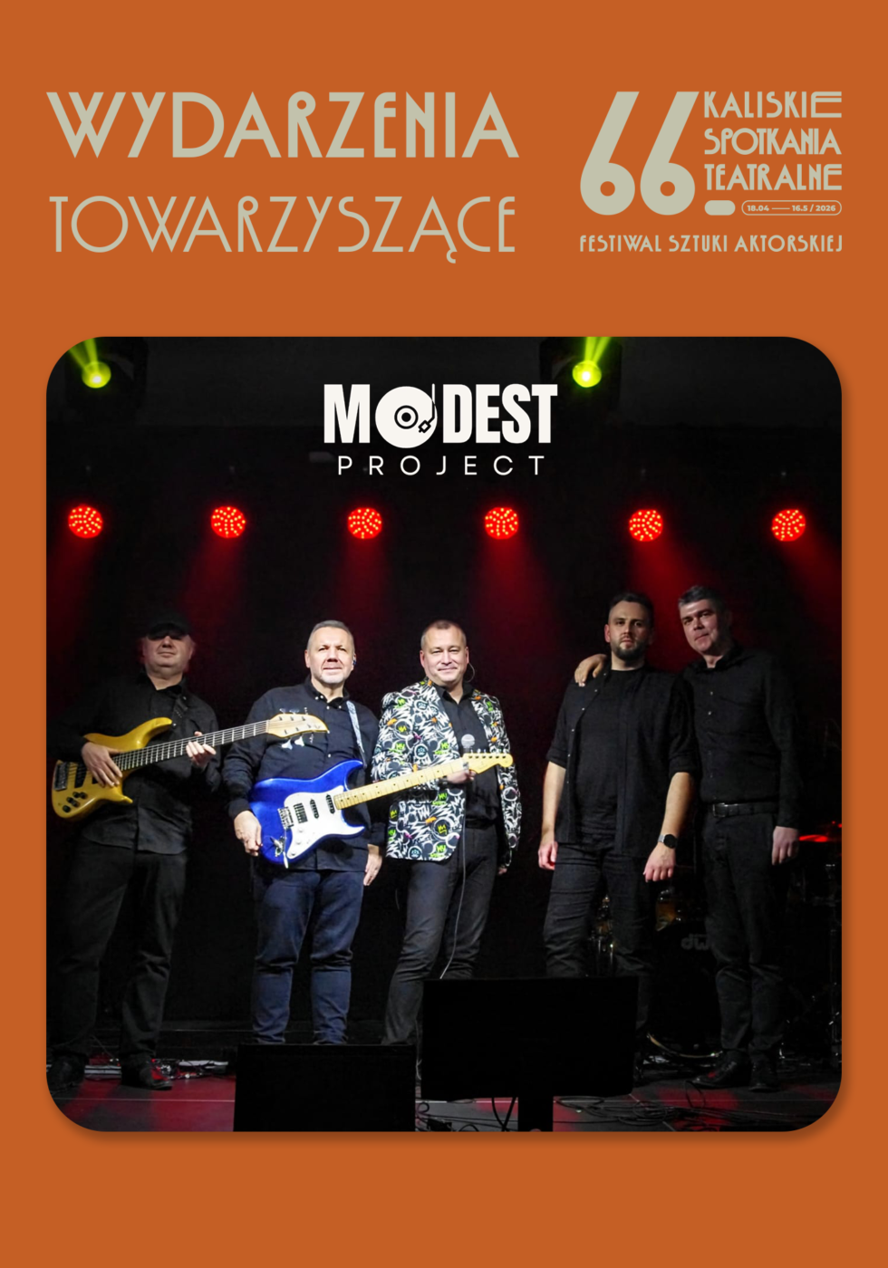 66. KST: Koncert – Modest Project - plakat