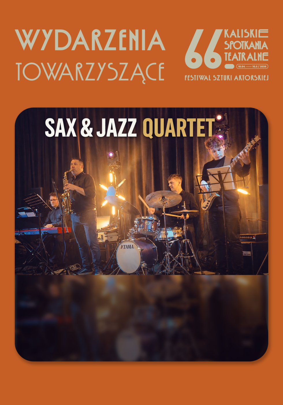 66. KST: Koncert – Sax & Jazz Quartet - plakat